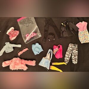 Vintage Collectable And Modern Barbie Clothing And Accessories 14 items